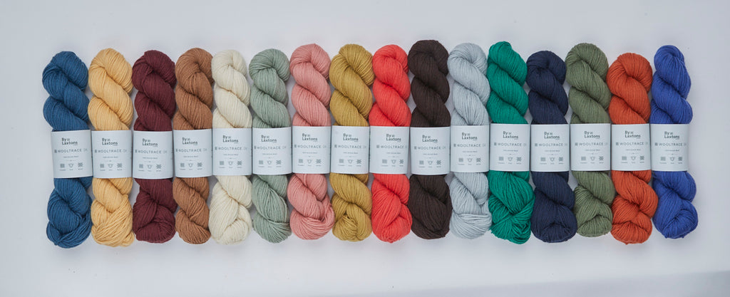 Wooltrace collection with all 16 shades